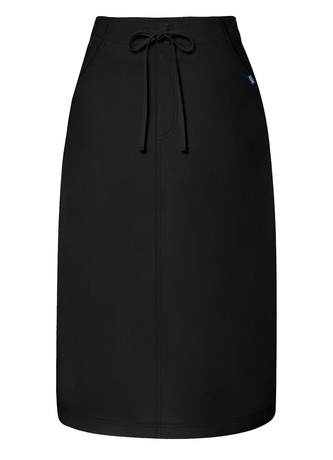 Adar Universal Mid-Calf Length Drawstring Skirt