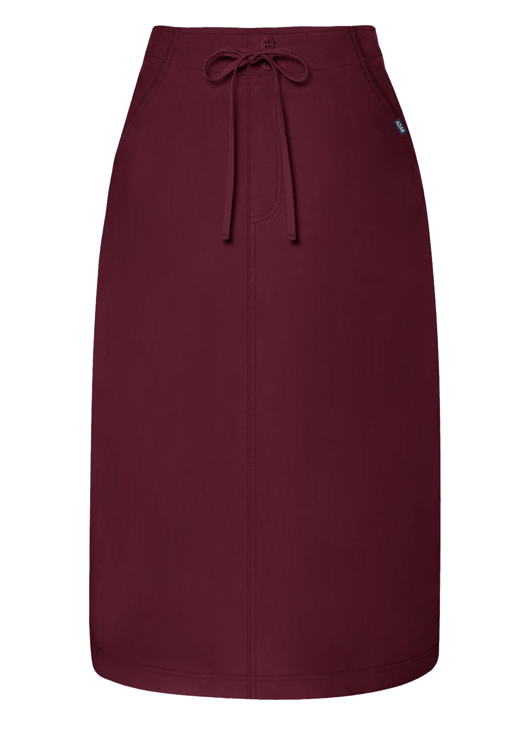 Adar Universal Mid-Calf Length Drawstring Skirt