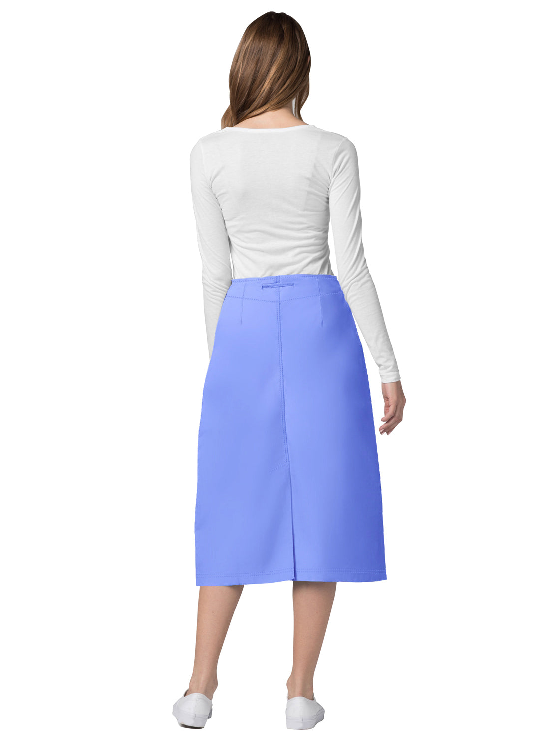 Adar Universal Mid-Calf Length Drawstring Skirt