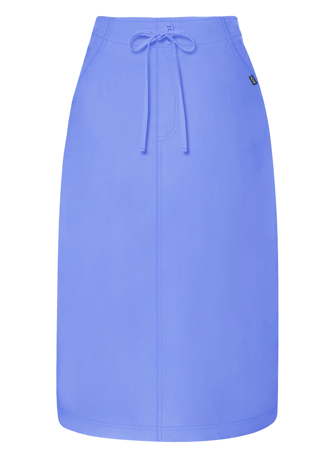 Adar Universal Mid-Calf Length Drawstring Skirt
