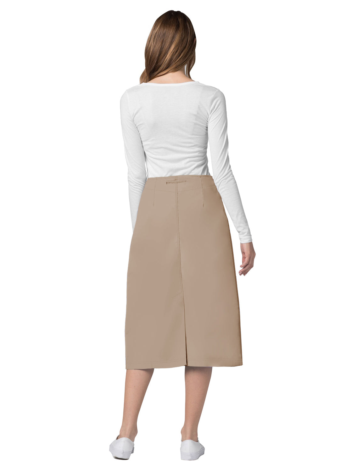 Adar Universal Mid-Calf Length Drawstring Skirt