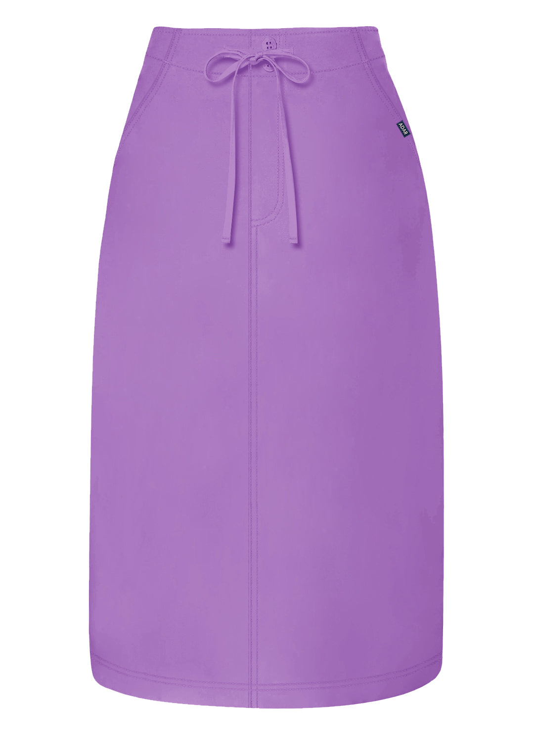 Adar Universal Mid-Calf Length Drawstring Skirt