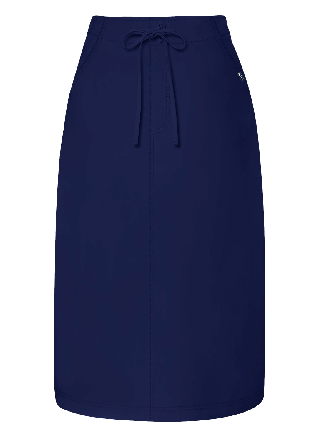 Adar Universal Mid-Calf Length Drawstring Skirt
