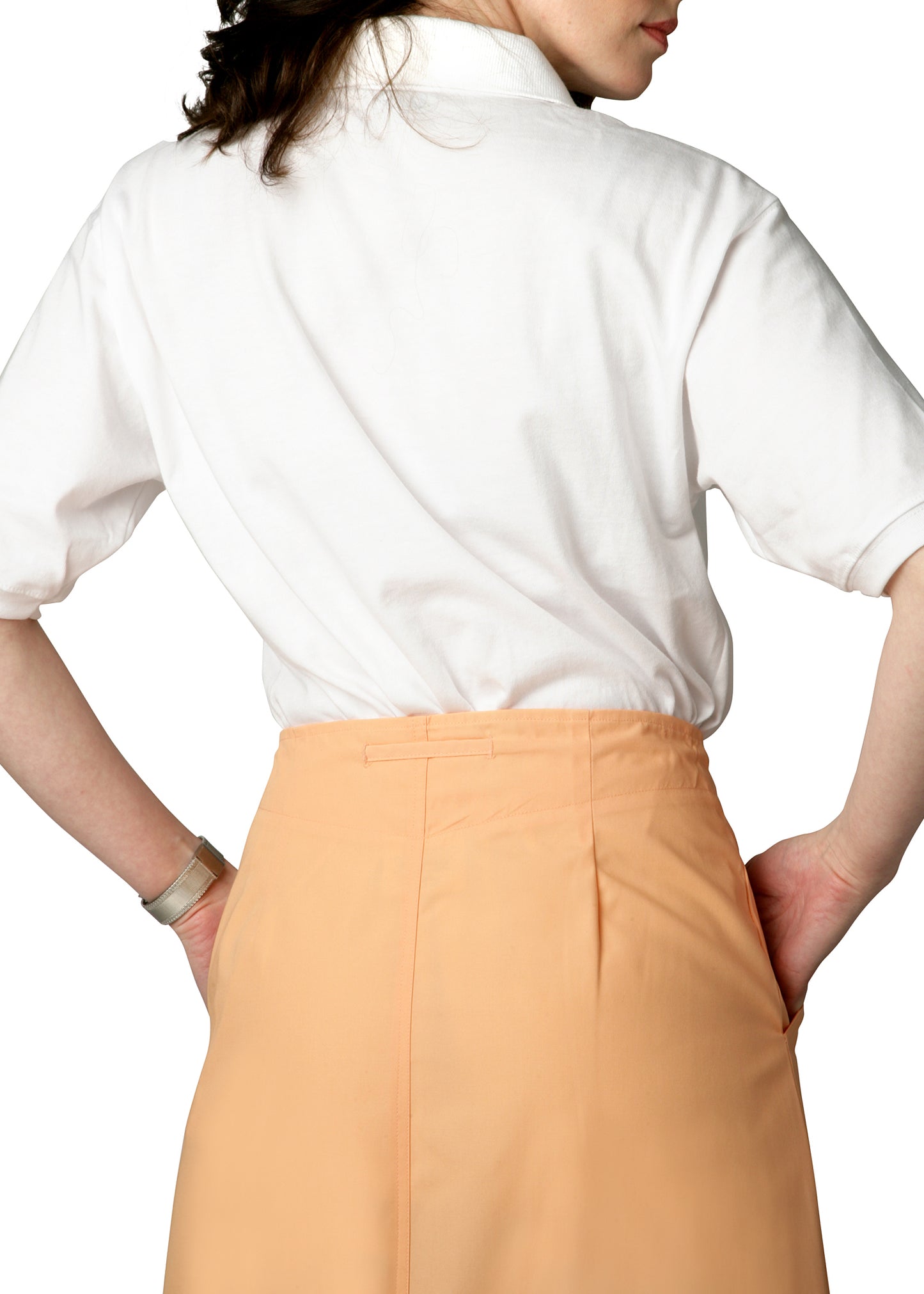 Adar Universal Mid-Calf Length Drawstring Skirt