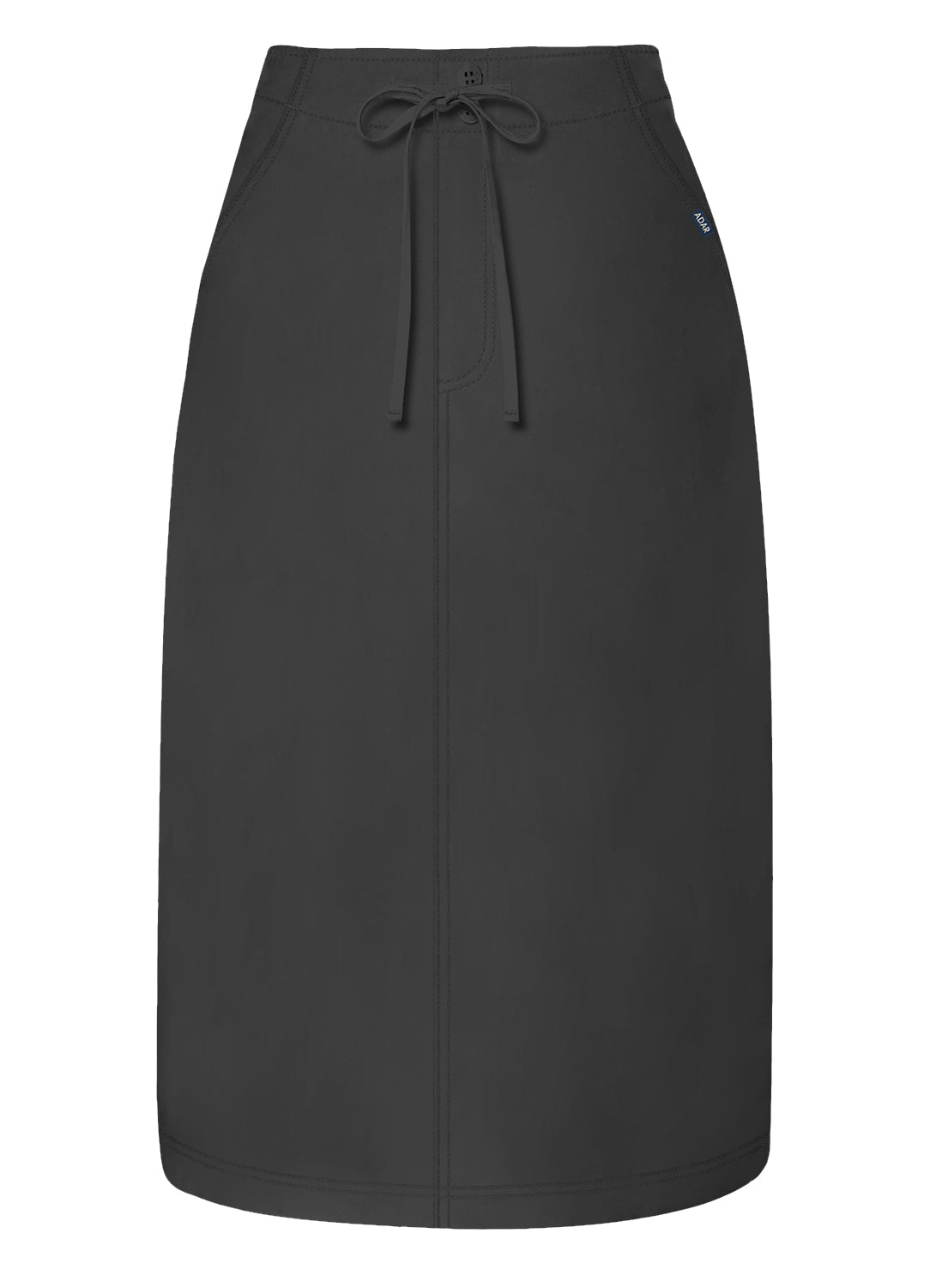 Adar Universal Mid-Calf Length Drawstring Skirt
