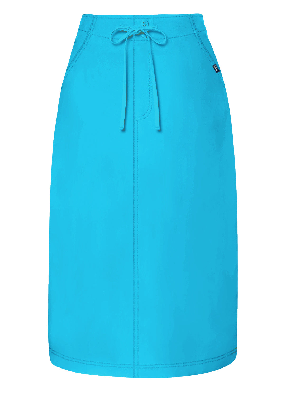 Adar Universal Mid-Calf Length Drawstring Skirt