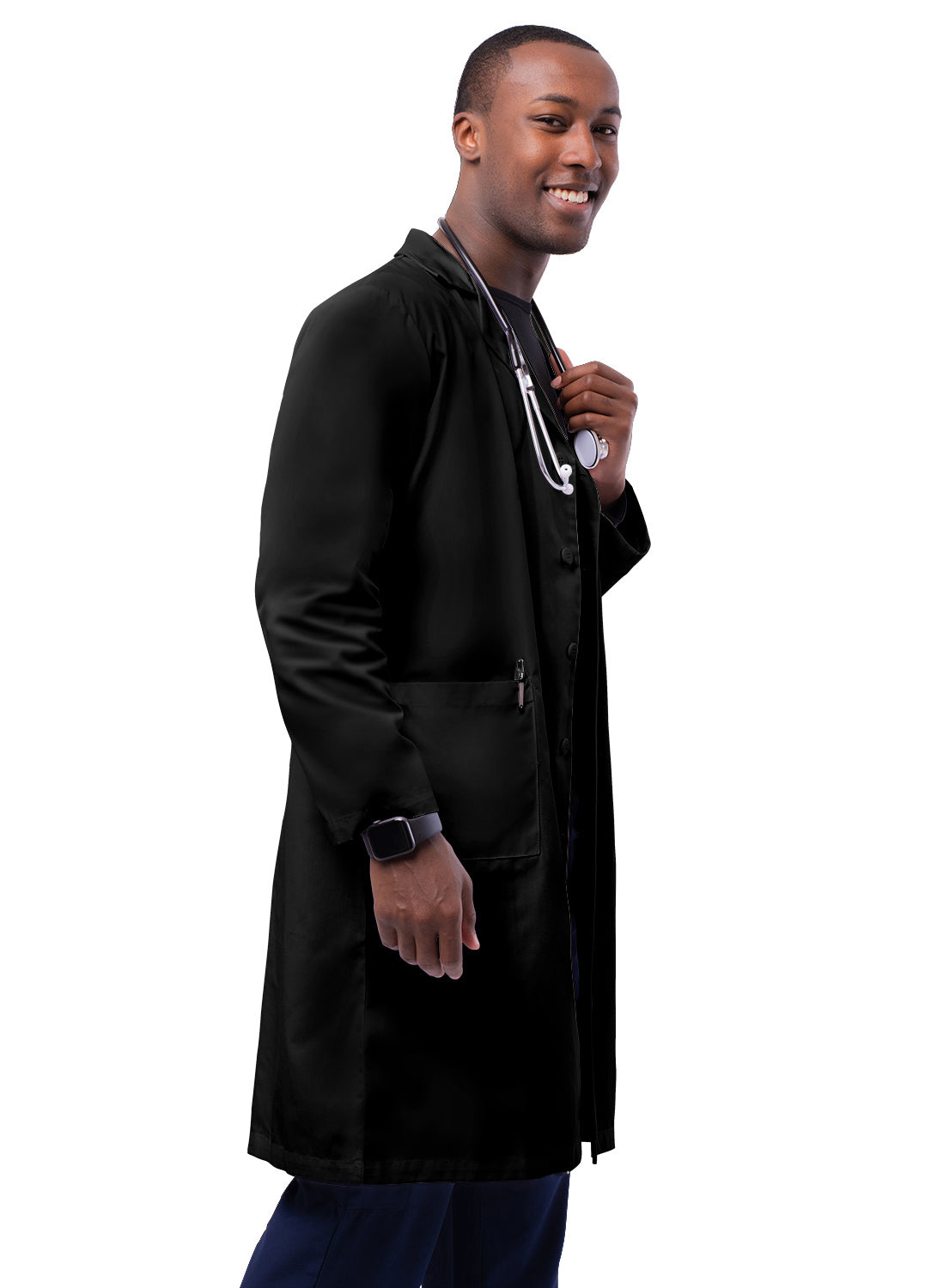Adar Universal Unisex 39" Lab coat with Inner Pockets