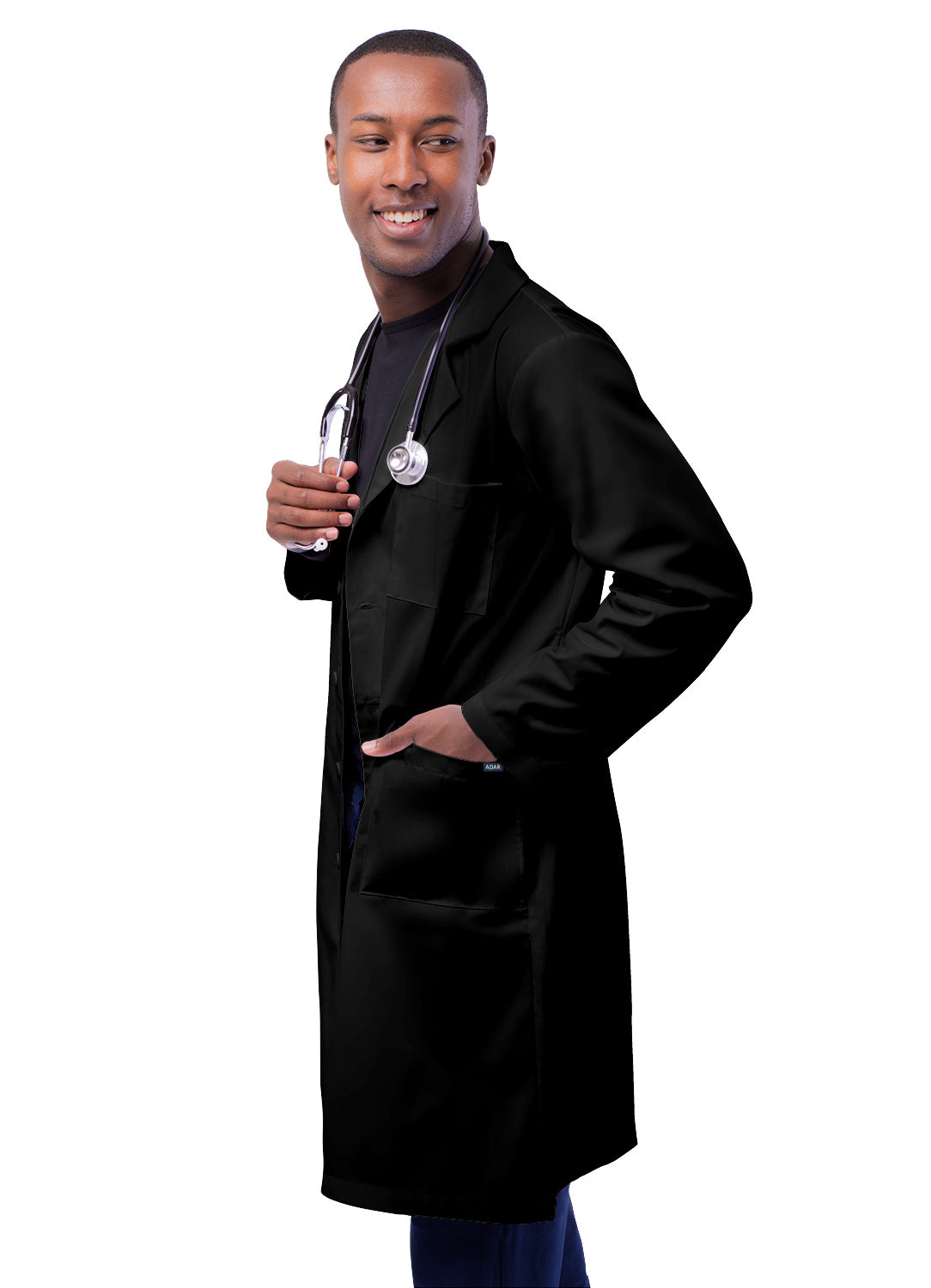 Adar Universal Unisex 39" Lab coat with Inner Pockets
