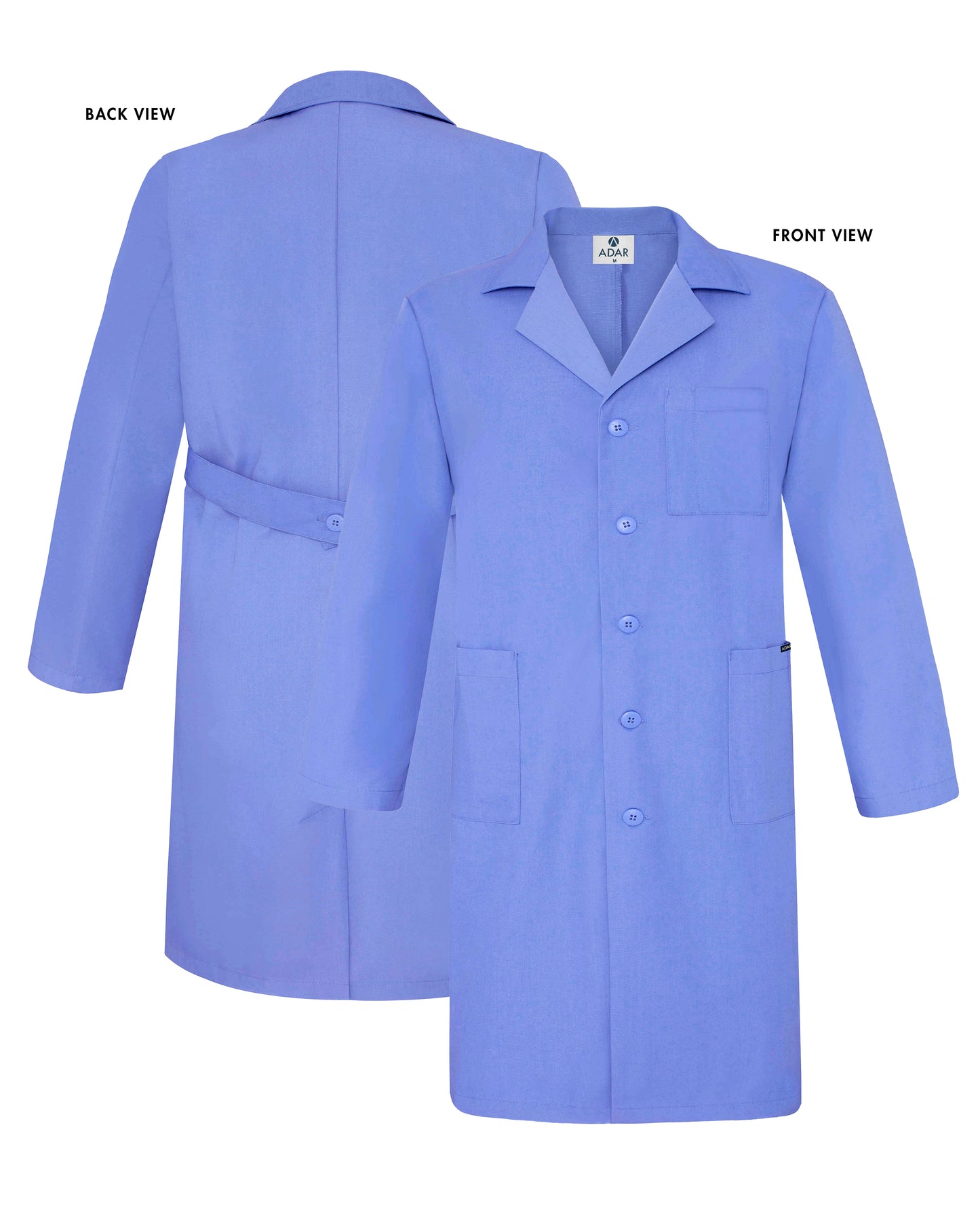 Adar Universal Unisex 39" Lab coat with Inner Pockets