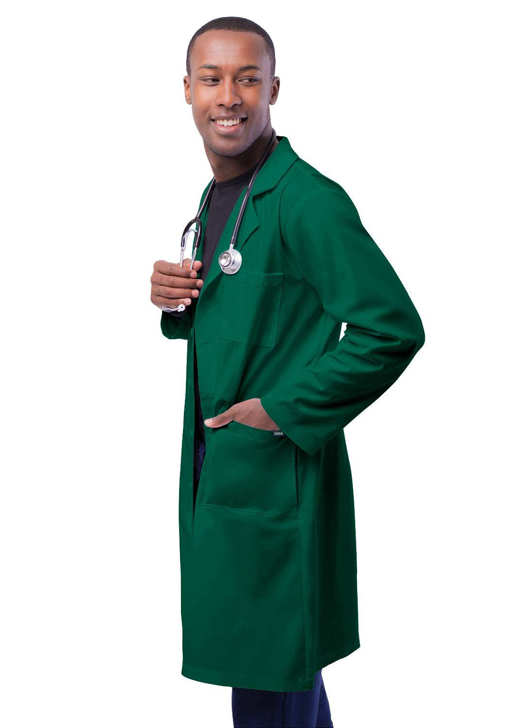 Adar Universal Unisex 39" Lab coat with Inner Pockets