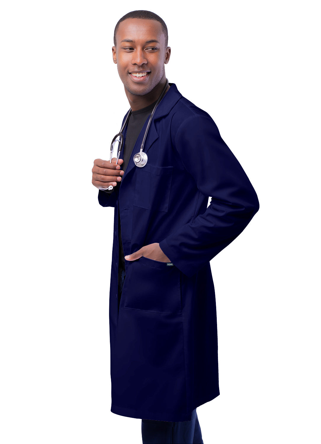 Adar Universal Unisex 39" Lab coat with Inner Pockets