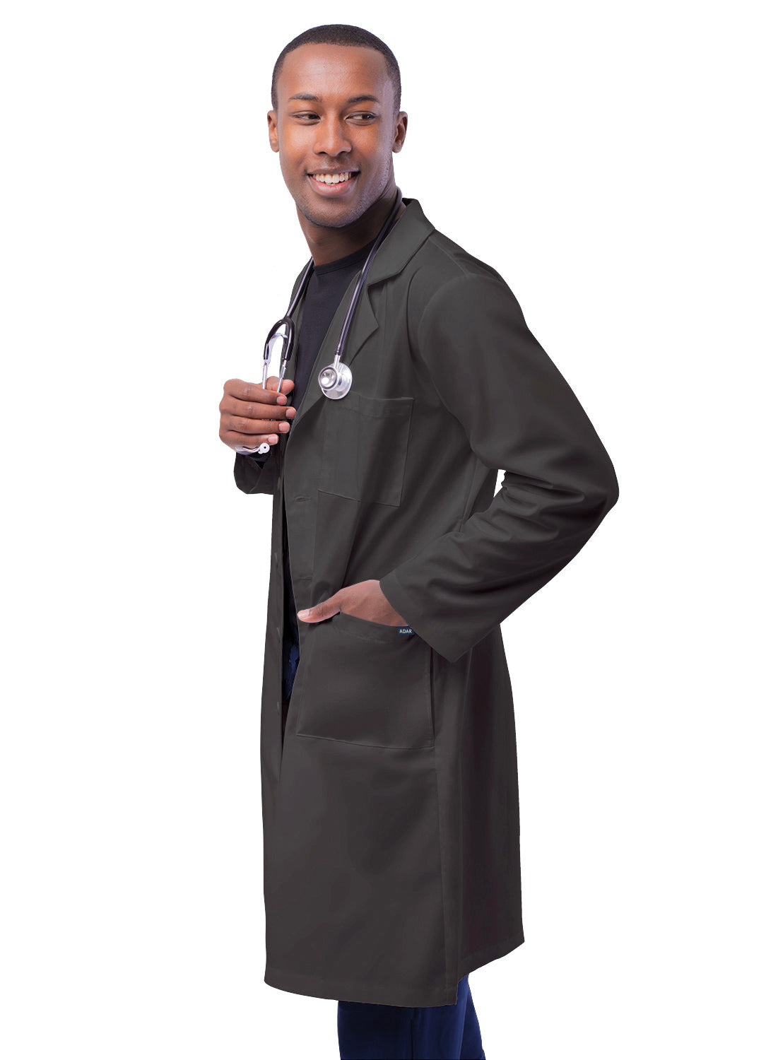 Adar Universal Unisex 39" Lab coat with Inner Pockets