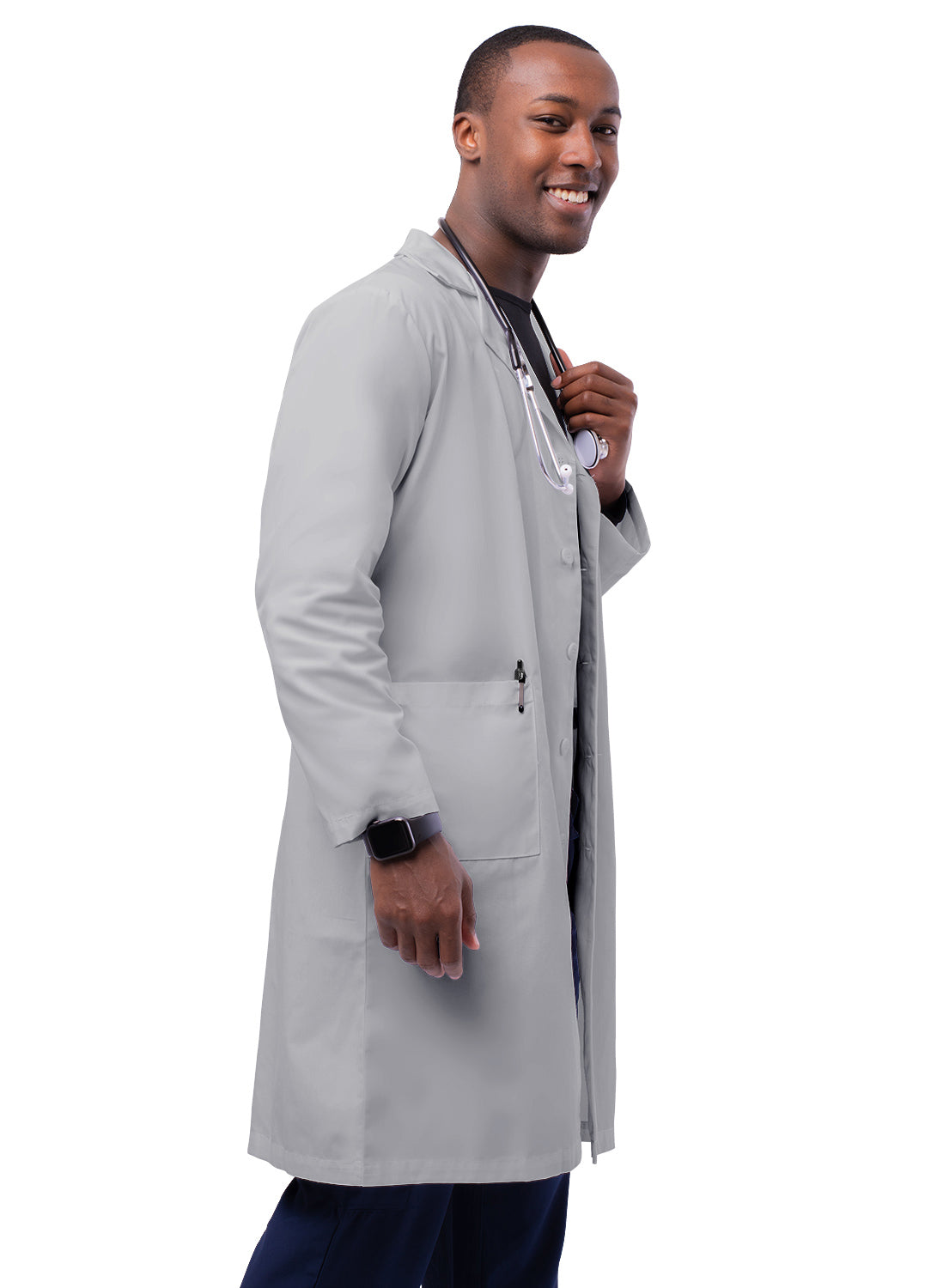 Adar Universal Unisex 39" Lab coat with Inner Pockets (More Color)