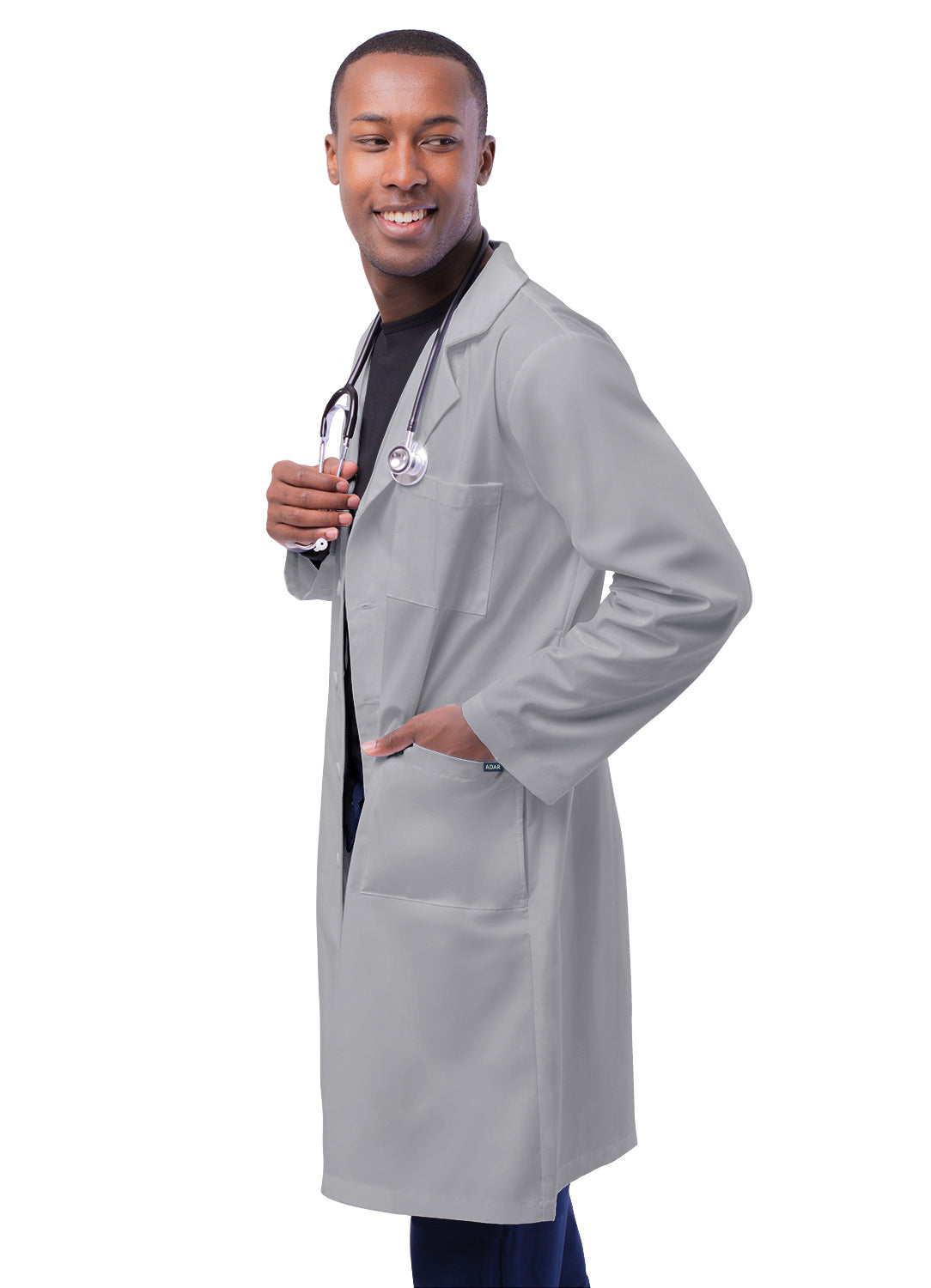 Adar Universal Unisex 39" Lab coat with Inner Pockets (More Color)