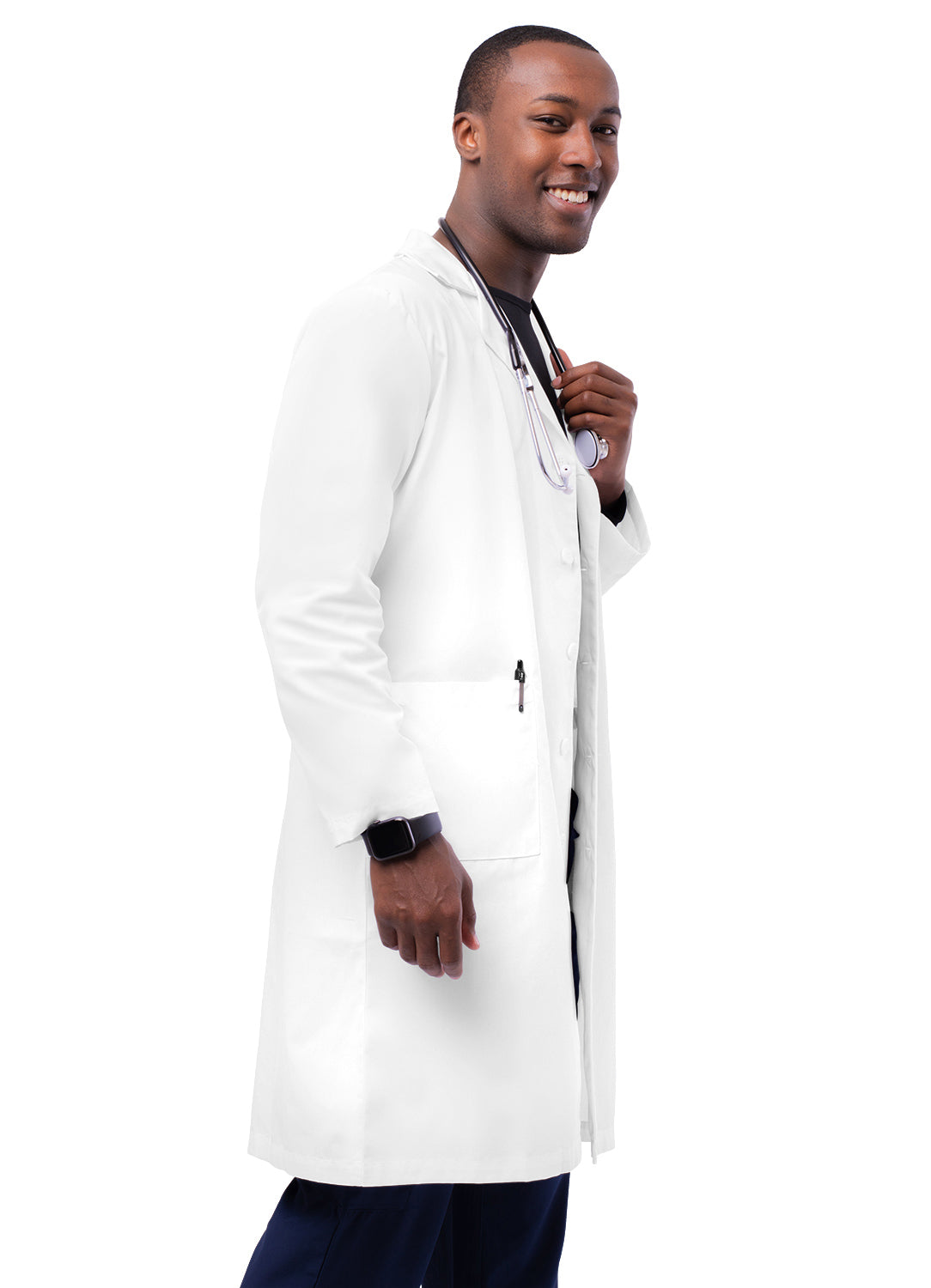 Adar Universal Unisex 39" Lab coat with Inner Pockets (More Color)
