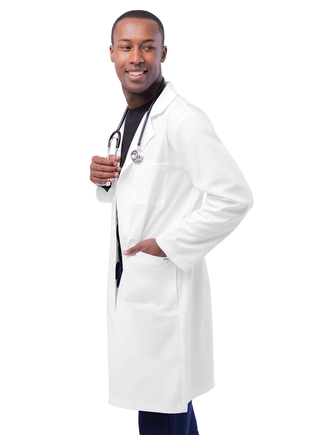 Adar Universal Unisex 39" Lab coat with Inner Pockets (More Color)