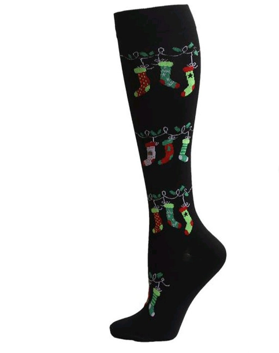 Compression Socks for Women/ Men Circulation Knee High Compression Socks 15-20mmHg for Nurse, Running Athletic, Cycling, Pregnancy, Travel