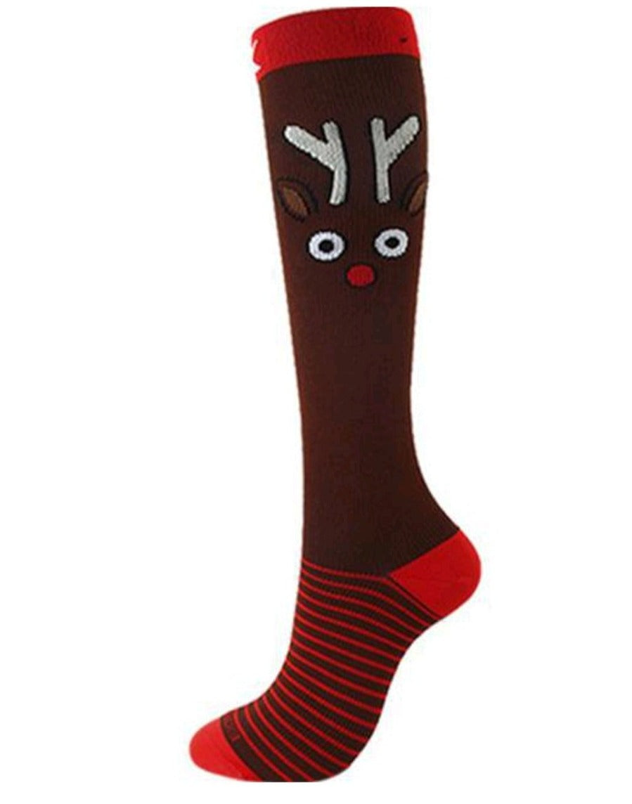 Knee High Compression Socks for Women/ Men Circulation 15-20mmHg for Nurse, Running Athletic, Cycling, Pregnancy, Travel