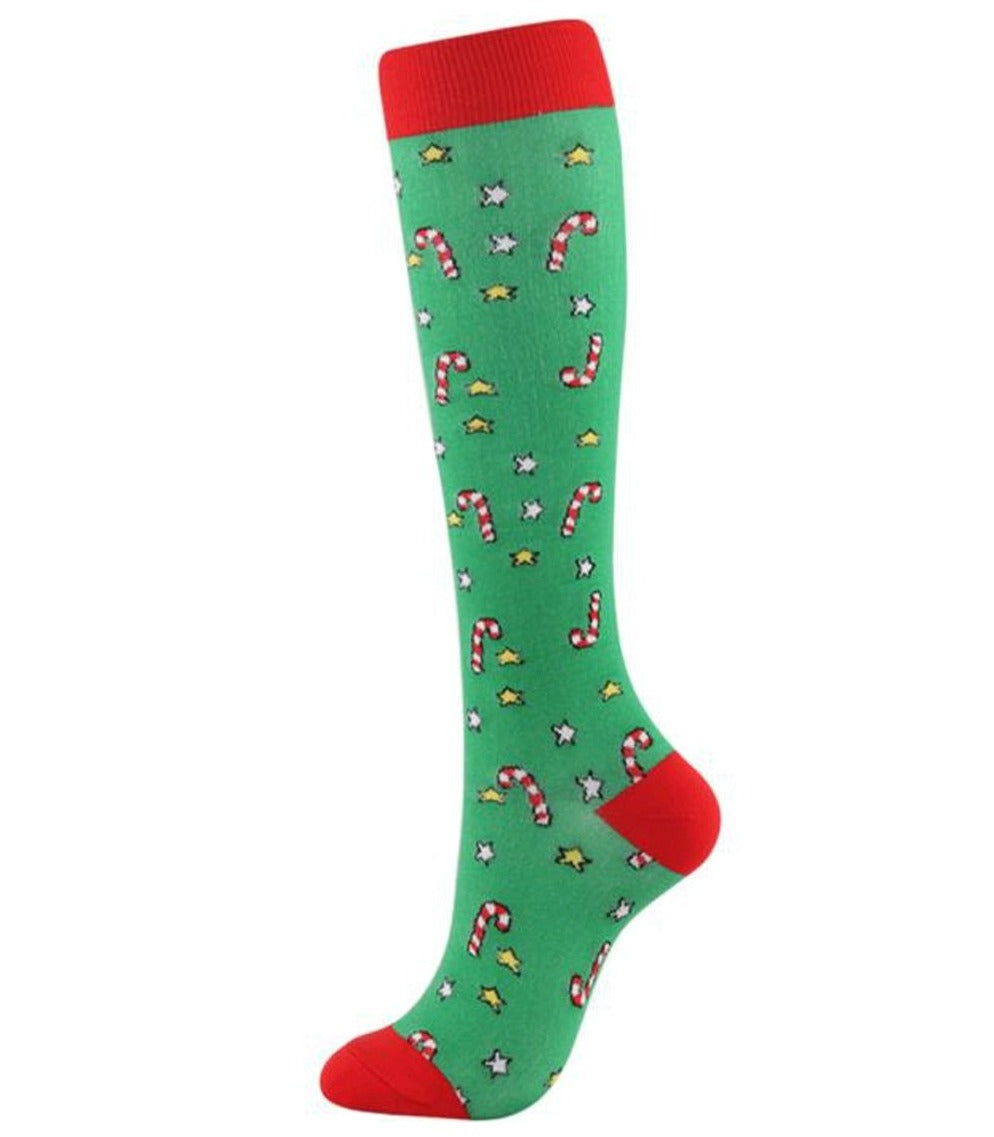 Compression Socks for Women/ Men Circulation Knee High Compression Socks 15-20mmHg for Nurse, Running Athletic, Cycling, Pregnancy, Travel