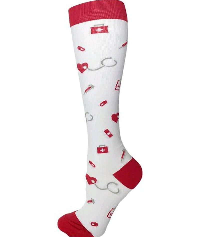 Compression Socks for Women/ Men Circulation Knee High Compression Socks 15-20mmHg for Nurse, Running Athletic, Cycling, Pregnancy, Travel