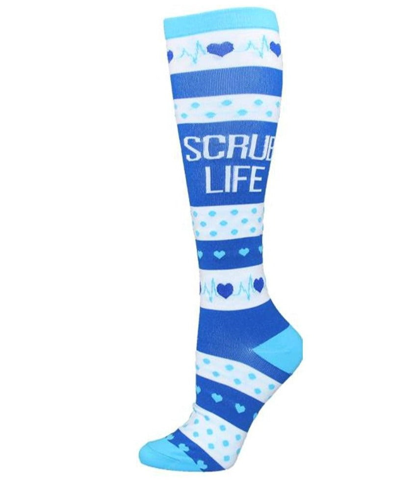 Compression Socks for Women/ Men Circulation Knee High Compression Socks 15-20mmHg for Nurse, Running Athletic, Cycling, Pregnancy, Travel