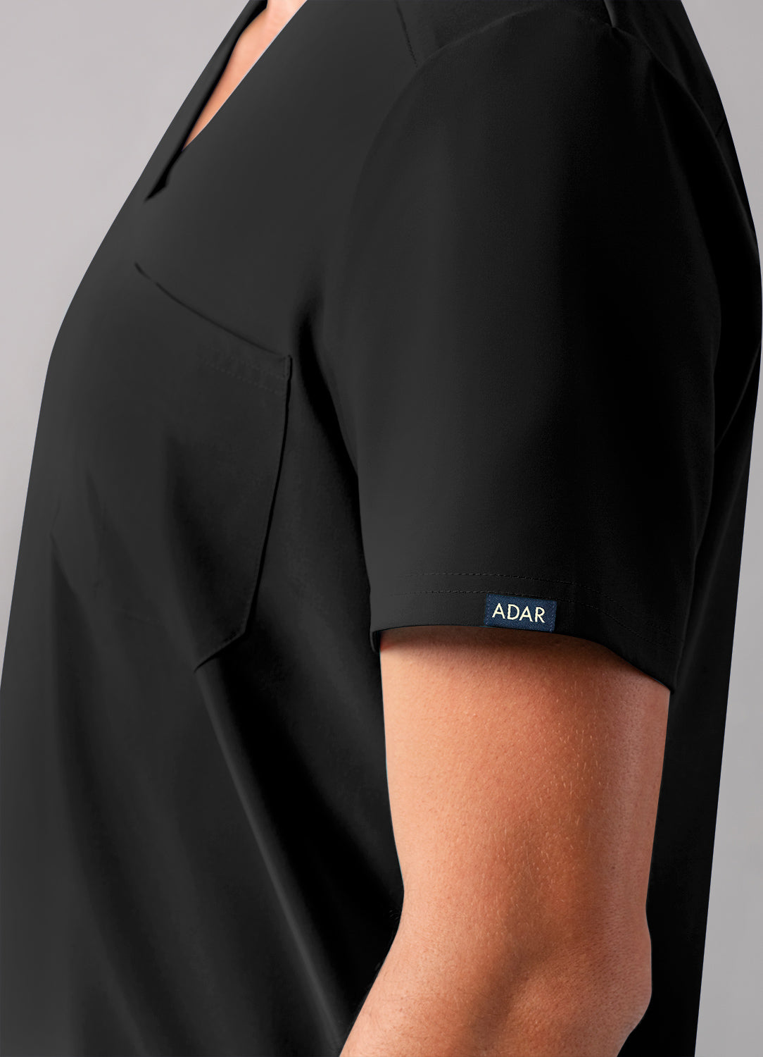 ADAR Addition Men's Classic V-Neck Scrub Top