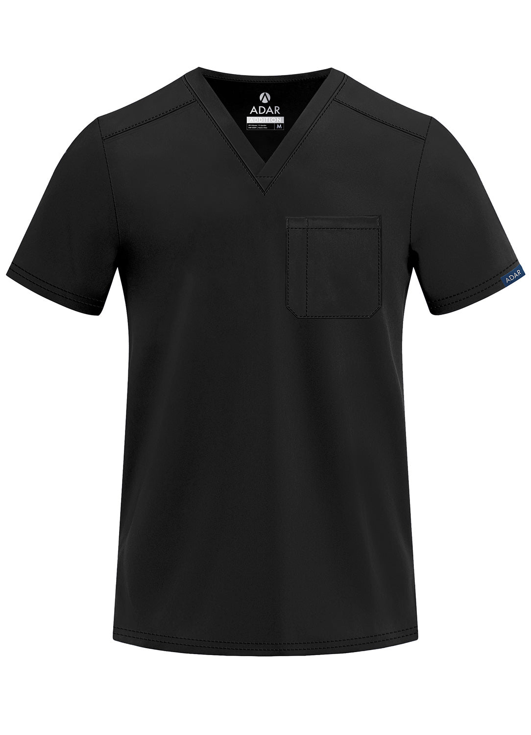 ADAR Addition Men's Classic V-Neck Scrub Top