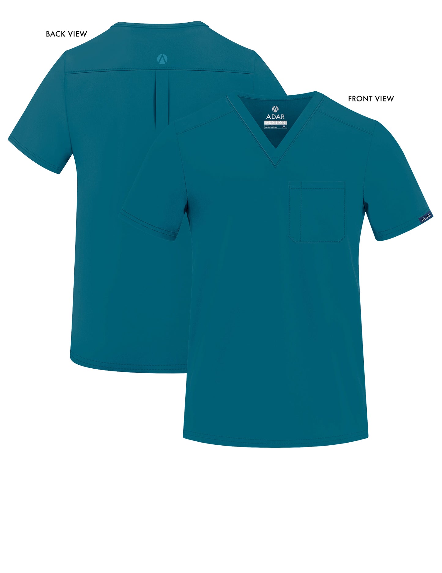 ADAR Addition Men's Classic V-Neck Scrub Top