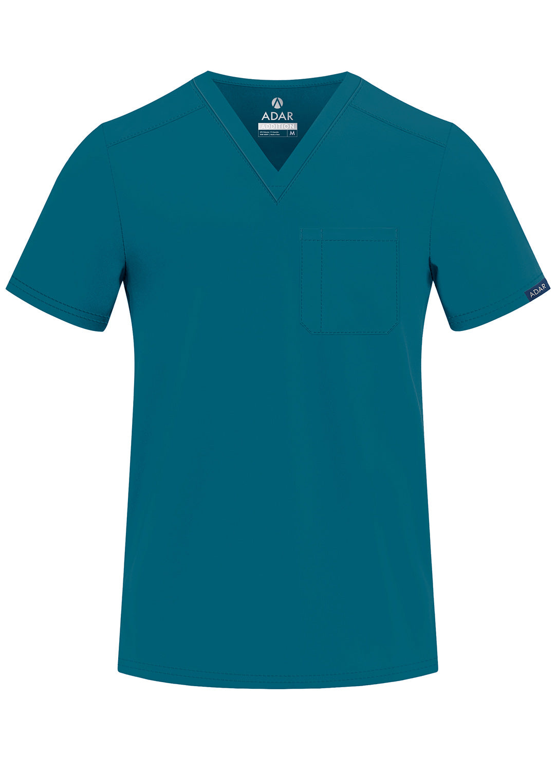 ADAR Addition Men's Classic V-Neck Scrub Top