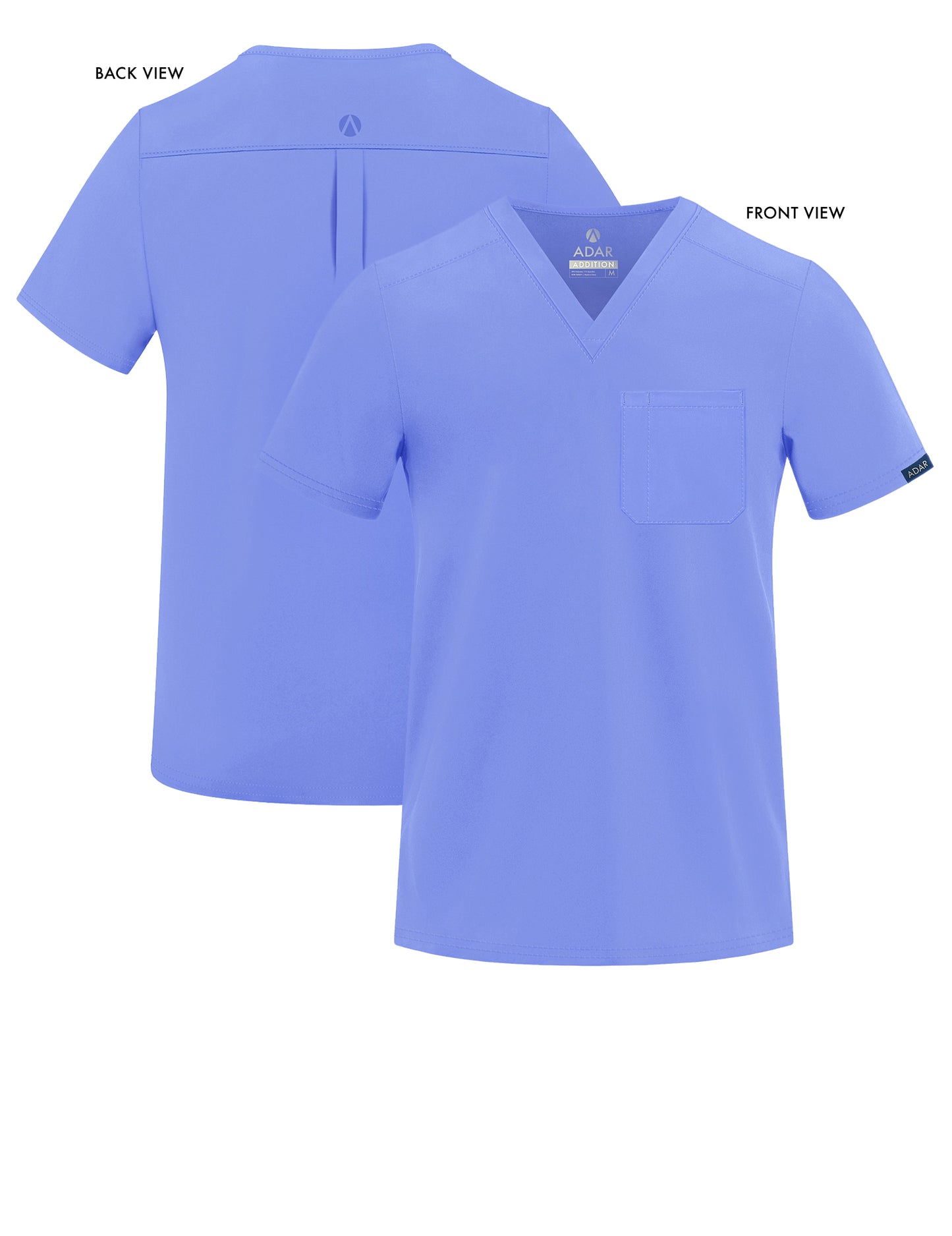 ADAR Addition Men's Classic V-Neck Scrub Top