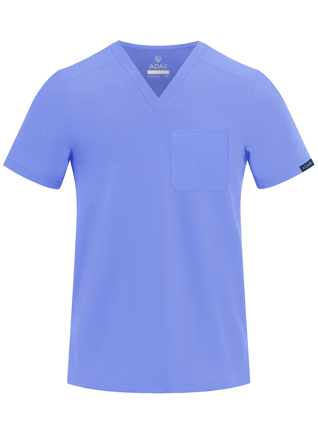 ADAR Addition Men's Classic V-Neck Scrub Top