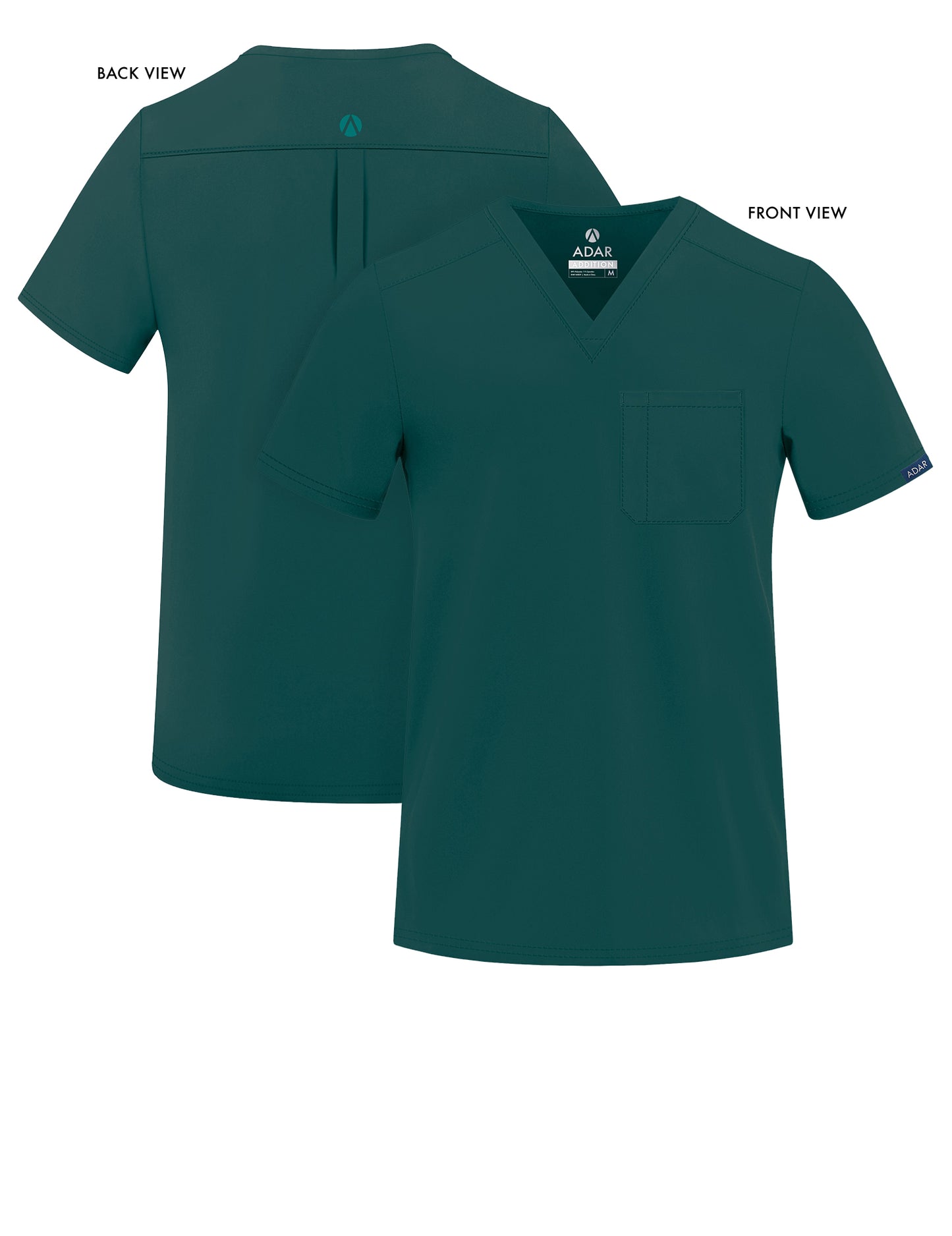 ADAR Addition Men's Classic V-Neck Scrub Top