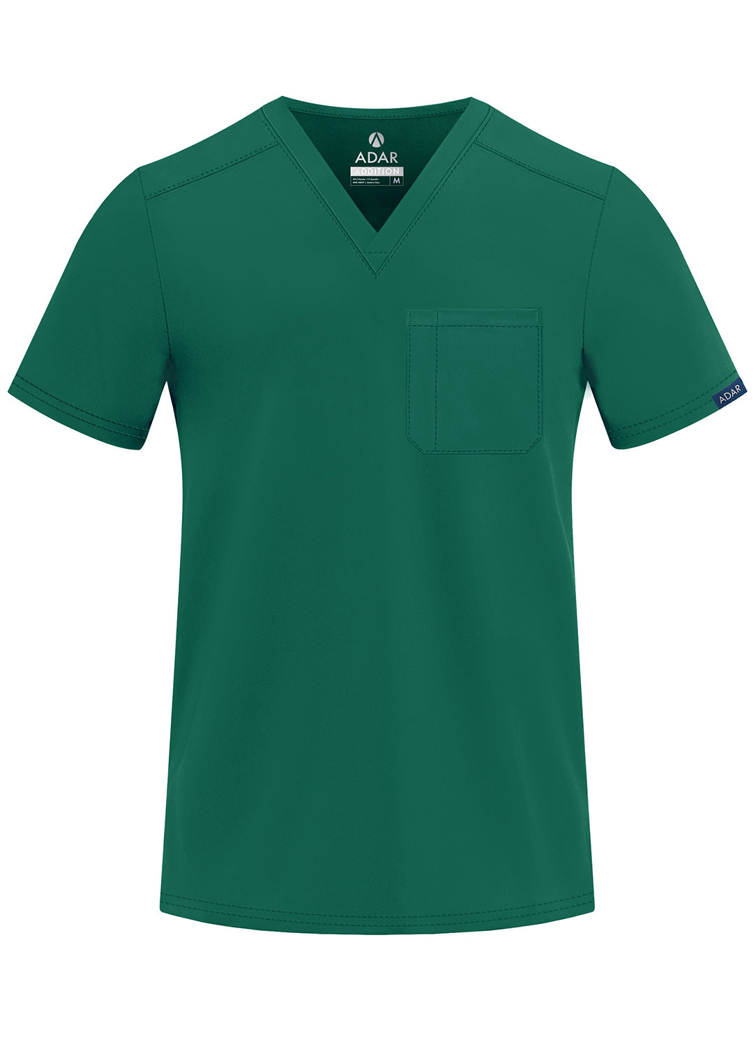 ADAR Addition Men's Classic V-Neck Scrub Top