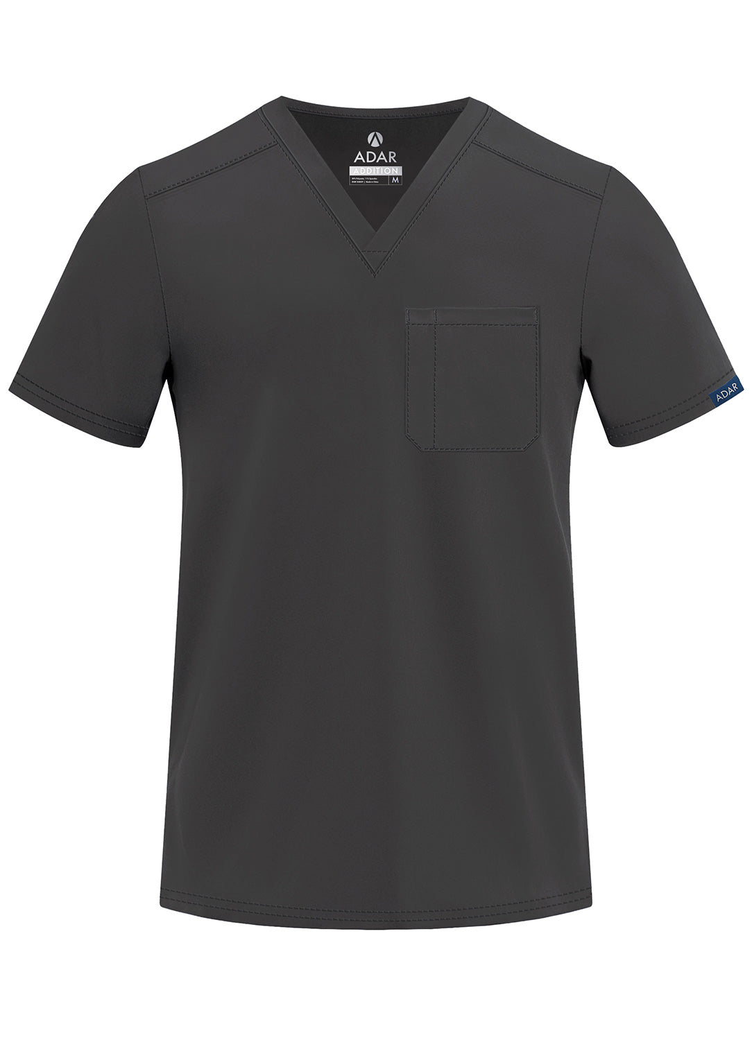 ADAR Addition Men's Classic V-Neck Scrub Top