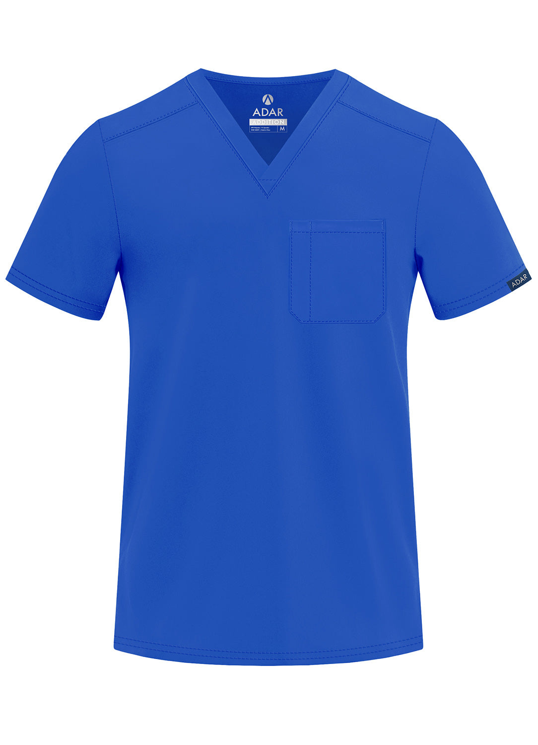 ADAR Addition Men's Classic V-Neck Scrub Top