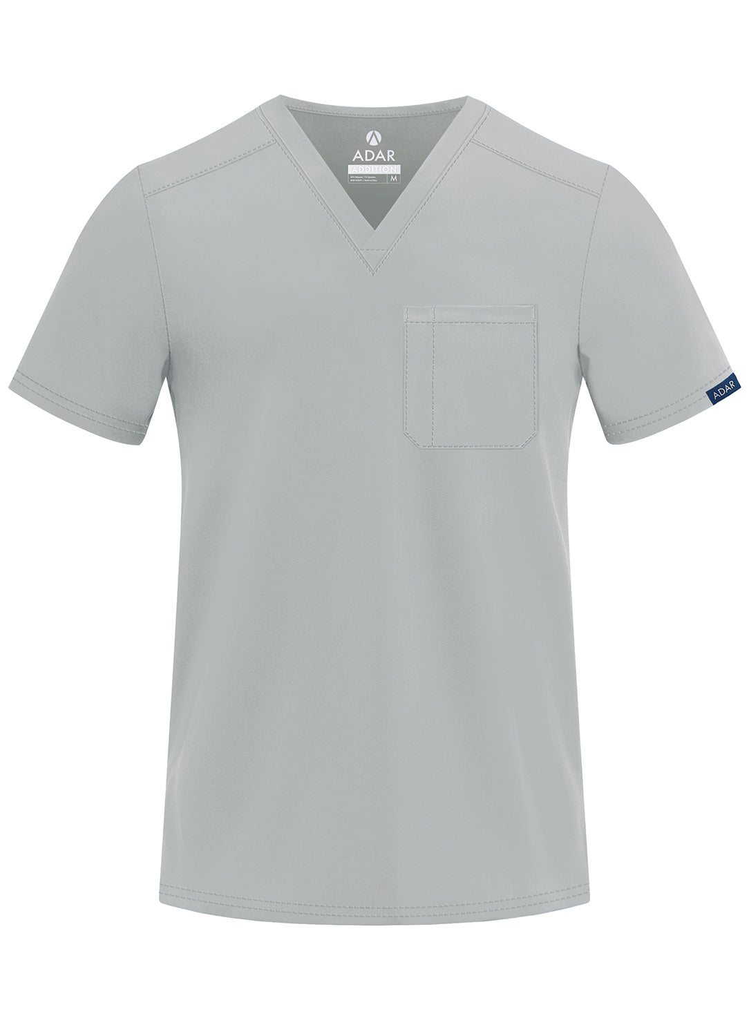 ADAR Addition Men's Classic V-Neck Scrub Top