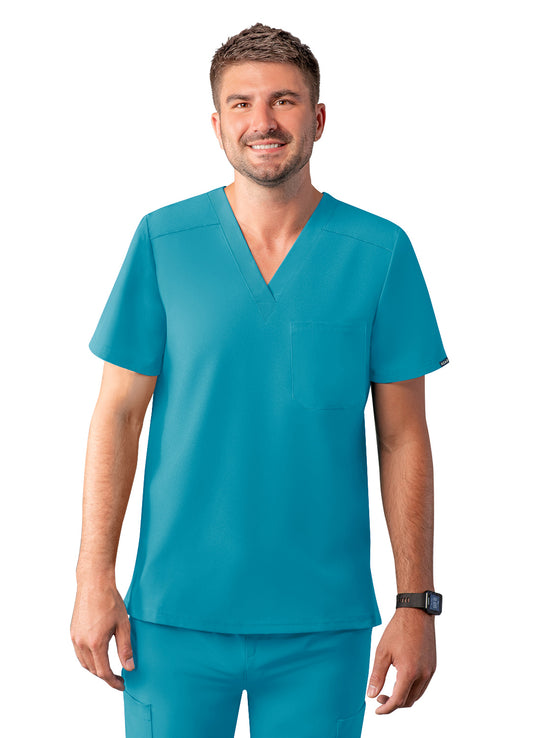 ADAR Addition Men's Classic V-Neck Scrub Top (More Color)
