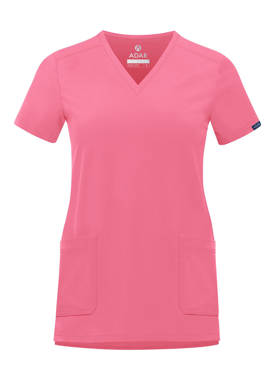ADAR Addition Women's Modern V-Neck Scrub Top
