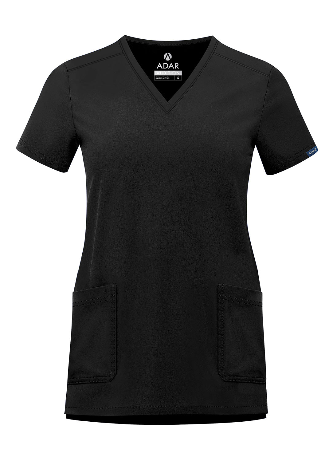 ADAR Addition Women's Modern V-Neck Scrub Top