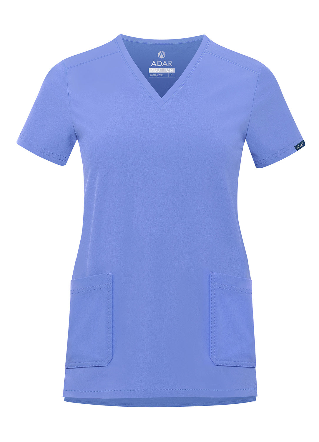 ADAR Addition Women's Modern V-Neck Scrub Top