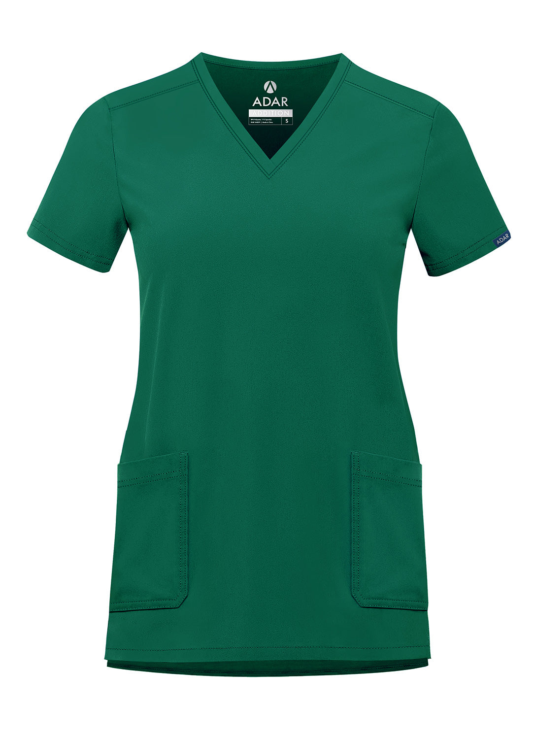 ADAR Addition Women's Modern V-Neck Scrub Top
