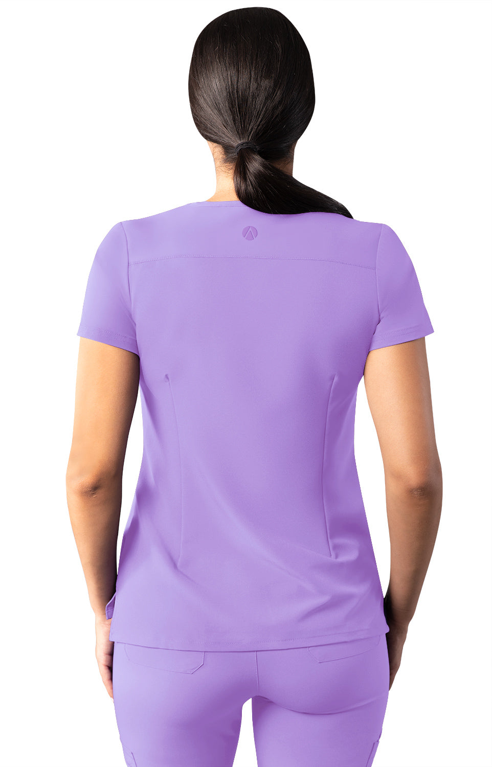 ADAR Addition Women's Modern V-Neck Scrub Top