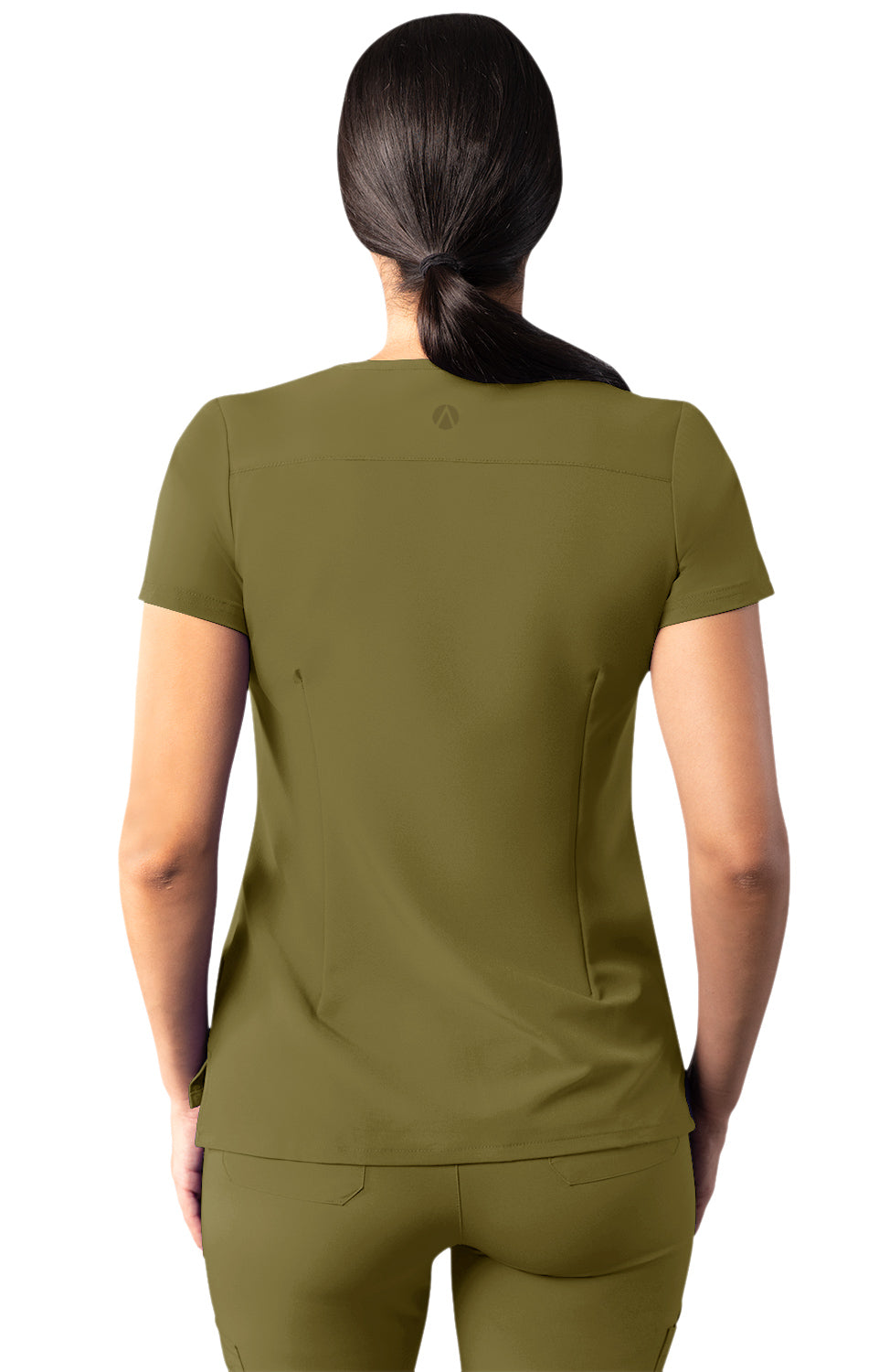 ADAR Addition Women's Modern V-Neck Scrub Top