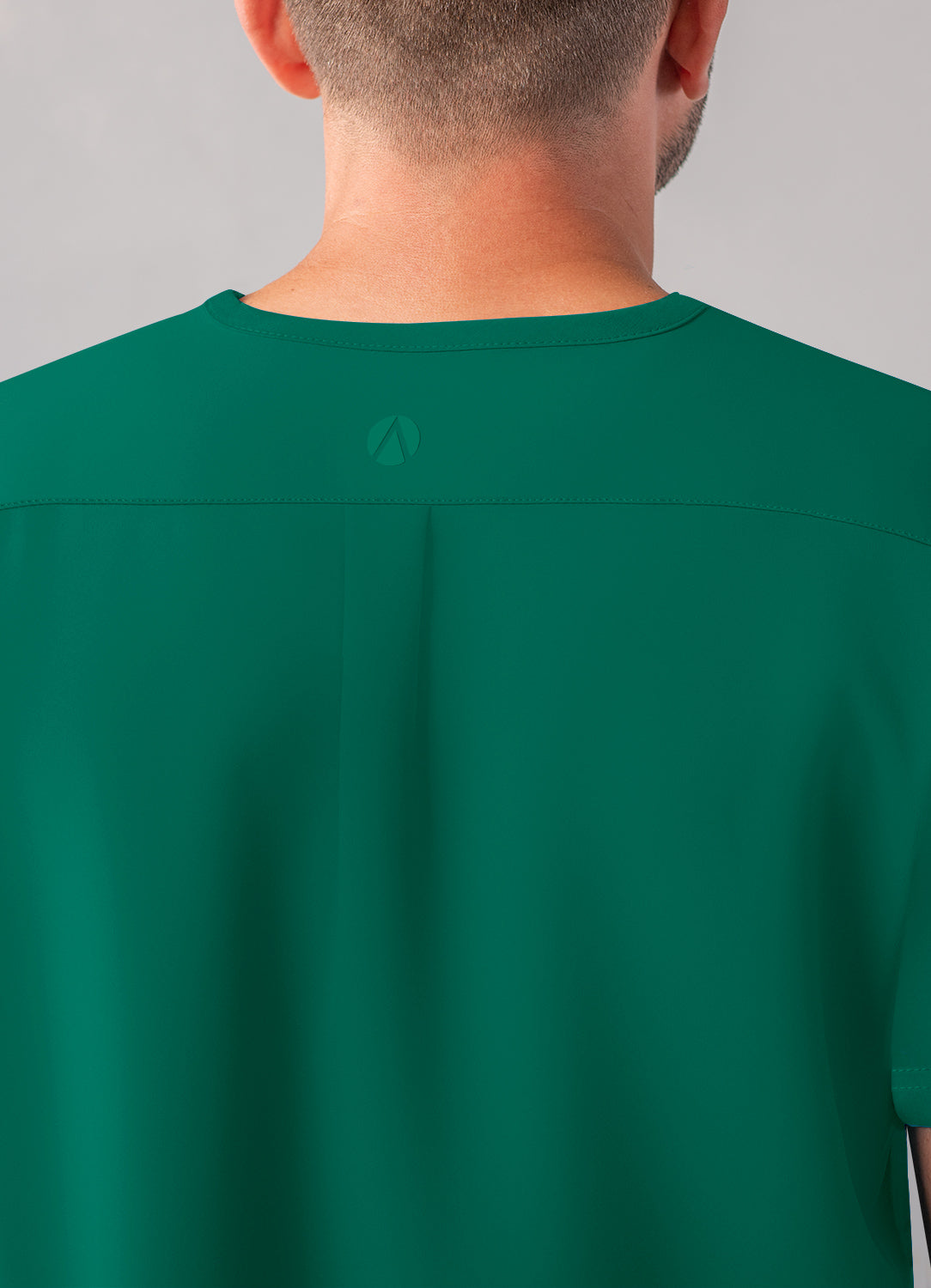 ADAR Addition Men's Modern Multi-pocket V-Neck Scrub Top