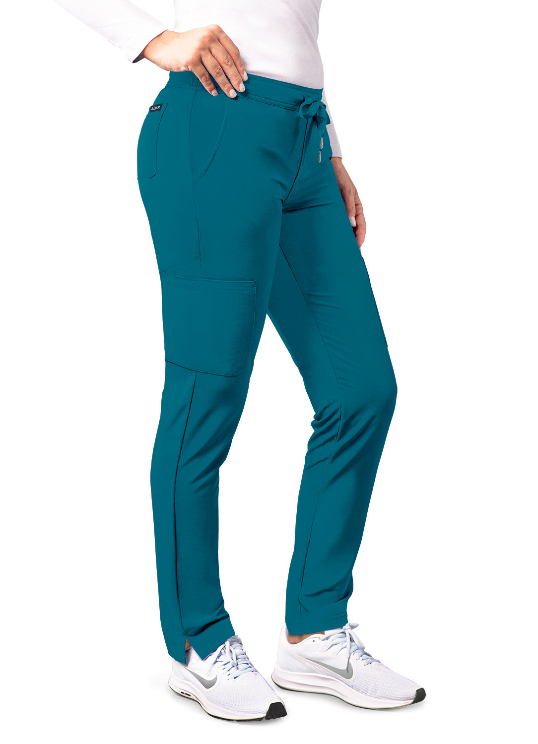 ADAR Addition Women's Skinny Leg Cargo Drawstring Pant Tall
