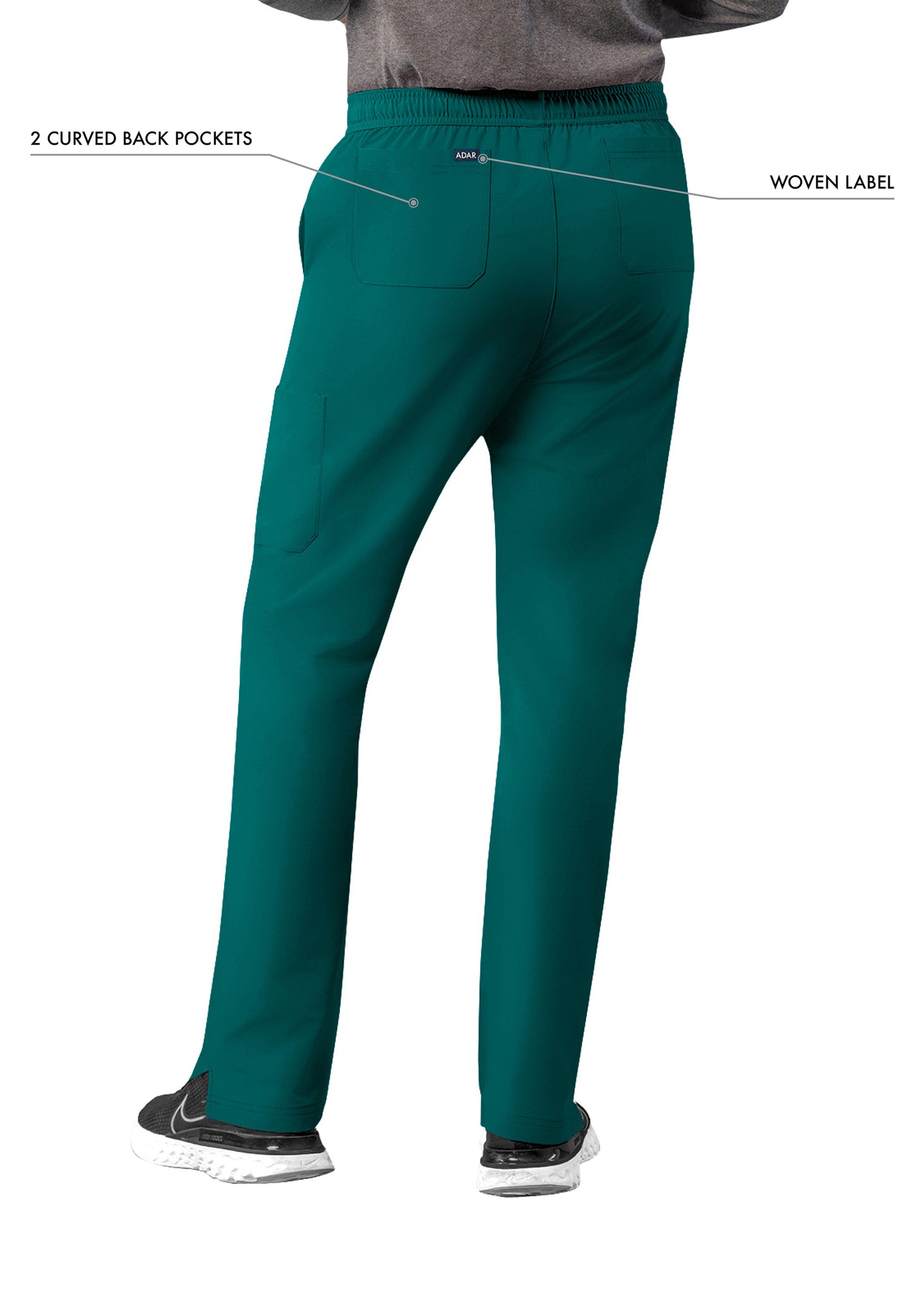 ADAR Addition Men's Slim Leg Cargo Drawstring Pant