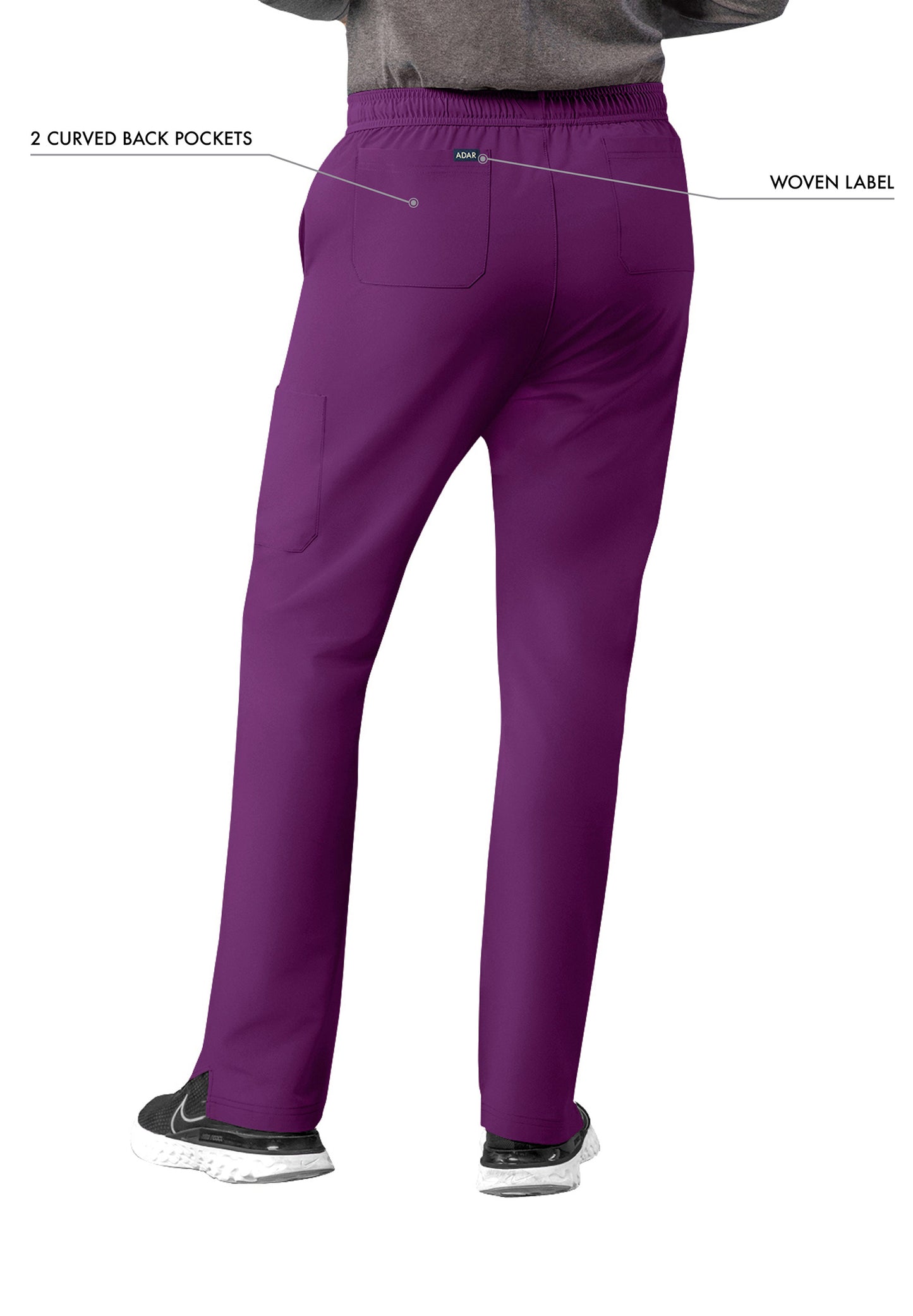 ADAR Addition Men's Slim Leg Cargo Drawstring Pant