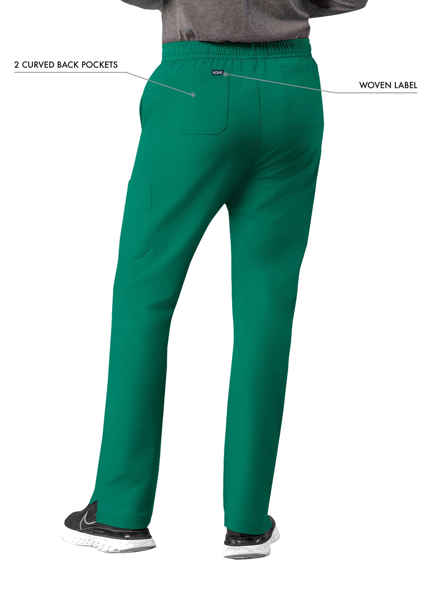 ADAR Addition Men's Slim Leg Cargo Drawstring Pant