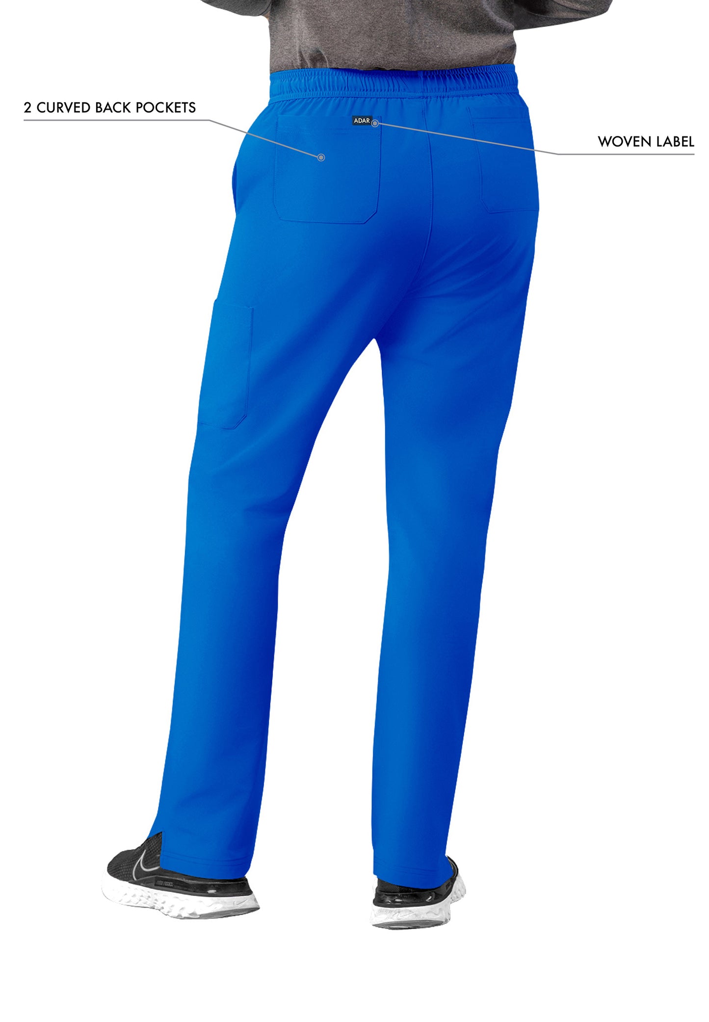 ADAR Addition Men's Slim Leg Cargo Drawstring Pant