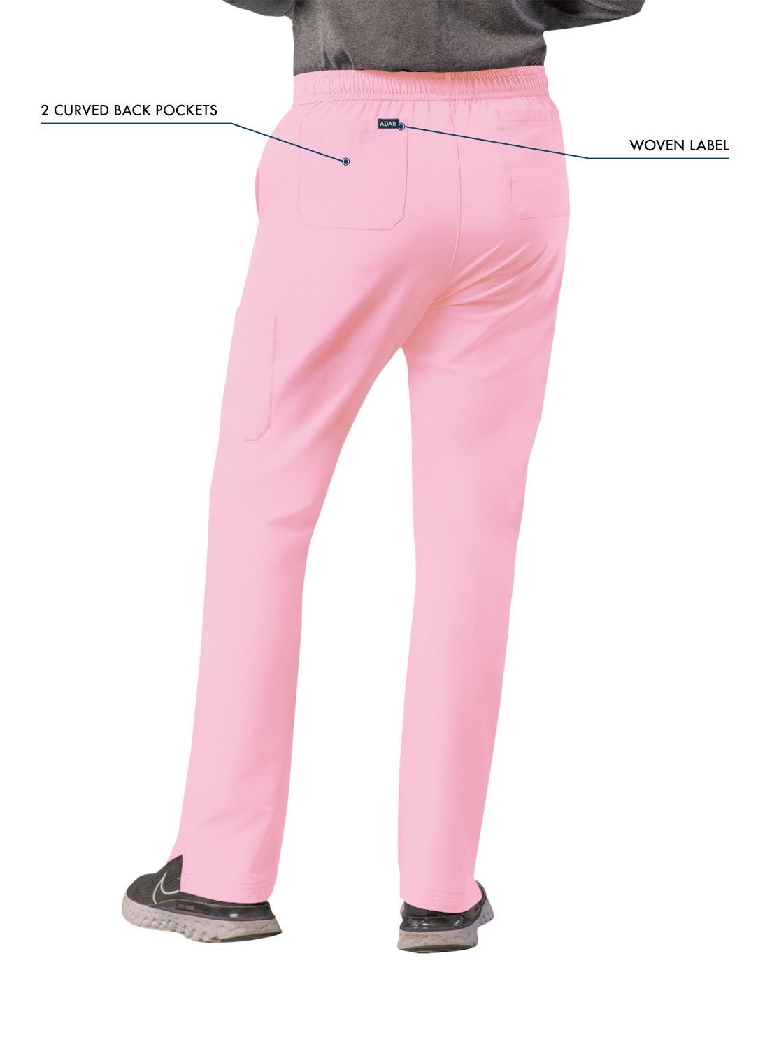 ADAR Addition Men's Slim Leg Cargo Drawstring Pant